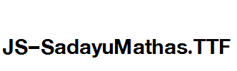 JS-SadayuMathas.ttf