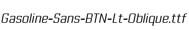 Gasoline-Sans-BTN-Lt-Oblique.ttf