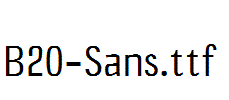 B20-Sans.ttf