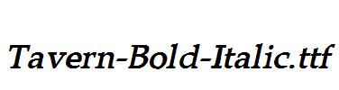 Tavern-Bold-Italic.ttf