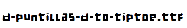 d-puntillas-d-to-tiptoe.ttf