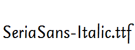 SeriaSans-Italic.ttf