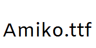 Amiko.ttf