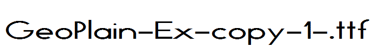 GeoPlain-Ex-copy-1-.ttf