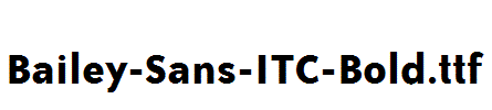 Bailey-Sans-ITC-Bold.ttf