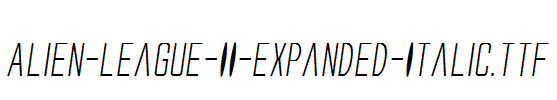 Alien-League-II-Expanded-Italic.ttf