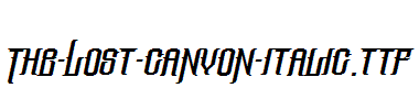 The-Lost-Canyon-Italic.ttf