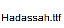 Hadassah.ttf