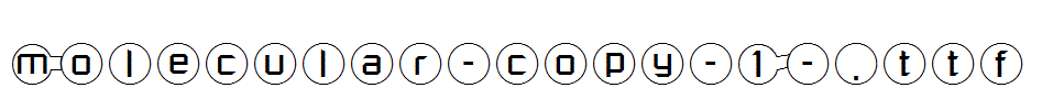 Molecular-copy-1-.ttf