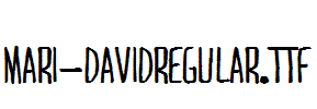 MARI-DAVIDRegular.ttf