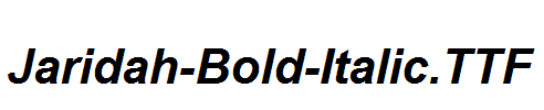 Jaridah-Bold-Italic.ttf