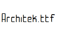 Architek.ttf