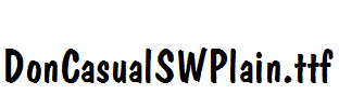 DonCasualSWPlain.ttf