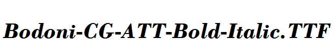 Bodoni-CG-ATT-Bold-Italic.ttf