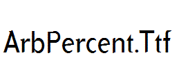 ArbPercent.ttf