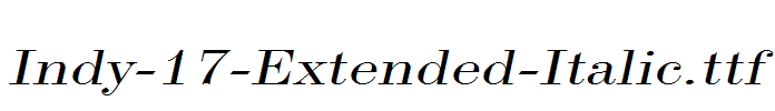 Indy-17-Extended-Italic.ttf