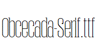 Obcecada-Serif.ttf