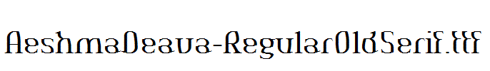 AeshmaDeava-RegularOldSerif.ttf