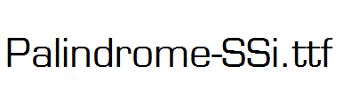 Palindrome-SSi.ttf