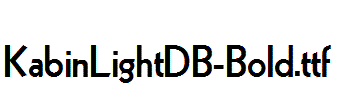 KabinLightDB-Bold.ttf