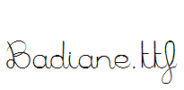 Badiane.ttf