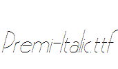 Premi-Italic.ttf