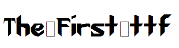 The-First.ttf