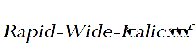 Rapid-Wide-Italic.ttf