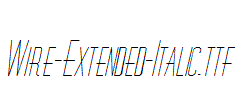 Wire-Extended-Italic.ttf