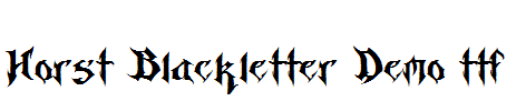 Horst-Blackletter-Demo.ttf