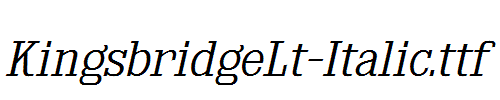 KingsbridgeLt-Italic.ttf