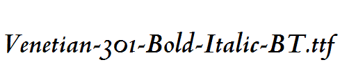 Venetian-301-Bold-Italic-BT.ttf