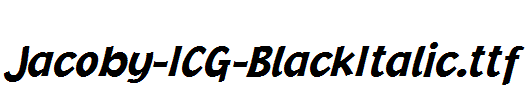 Jacoby-ICG-BlackItalic.ttf