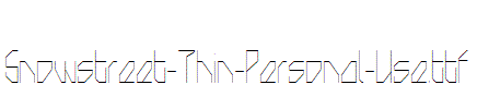 Snowstreet-Thin-Personal-Use.ttf