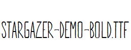 STARGAZER-demo-Bold.ttf