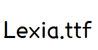 Lexia.ttf