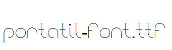 portatil-font.ttf