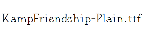 KampFriendship-Plain.ttf