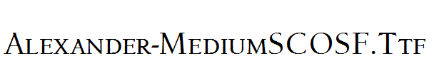 Alexander-MediumSCOSF.ttf