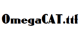 OmegaCAT.ttf