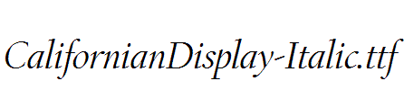 CalifornianDisplay-Italic.ttf