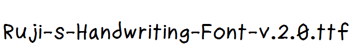 Ruji-s-Handwriting-Font-v.2.0.ttf