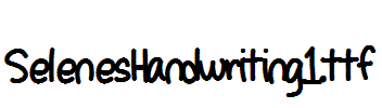 SelenesHandwriting1.ttf