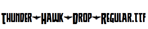 Thunder-Hawk-Drop-Regular.ttf