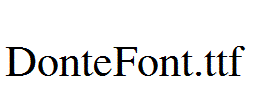 DonteFont.ttf