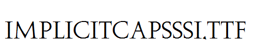 ImplicitCapsSSi.ttf