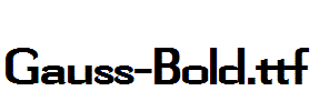 Gauss-Bold.ttf