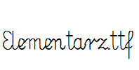 Elementarz.ttf