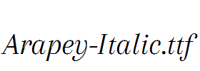 Arapey-Italic.ttf