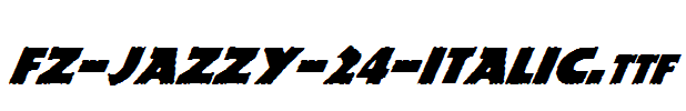 FZ-JAZZY-24-ITALIC.ttf